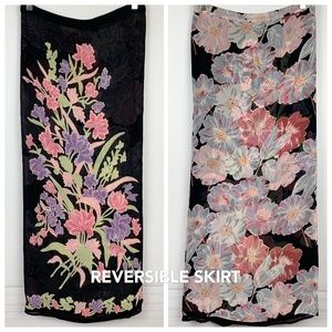 SARAH ARIZONA Reversible Maxi Skirt Size L